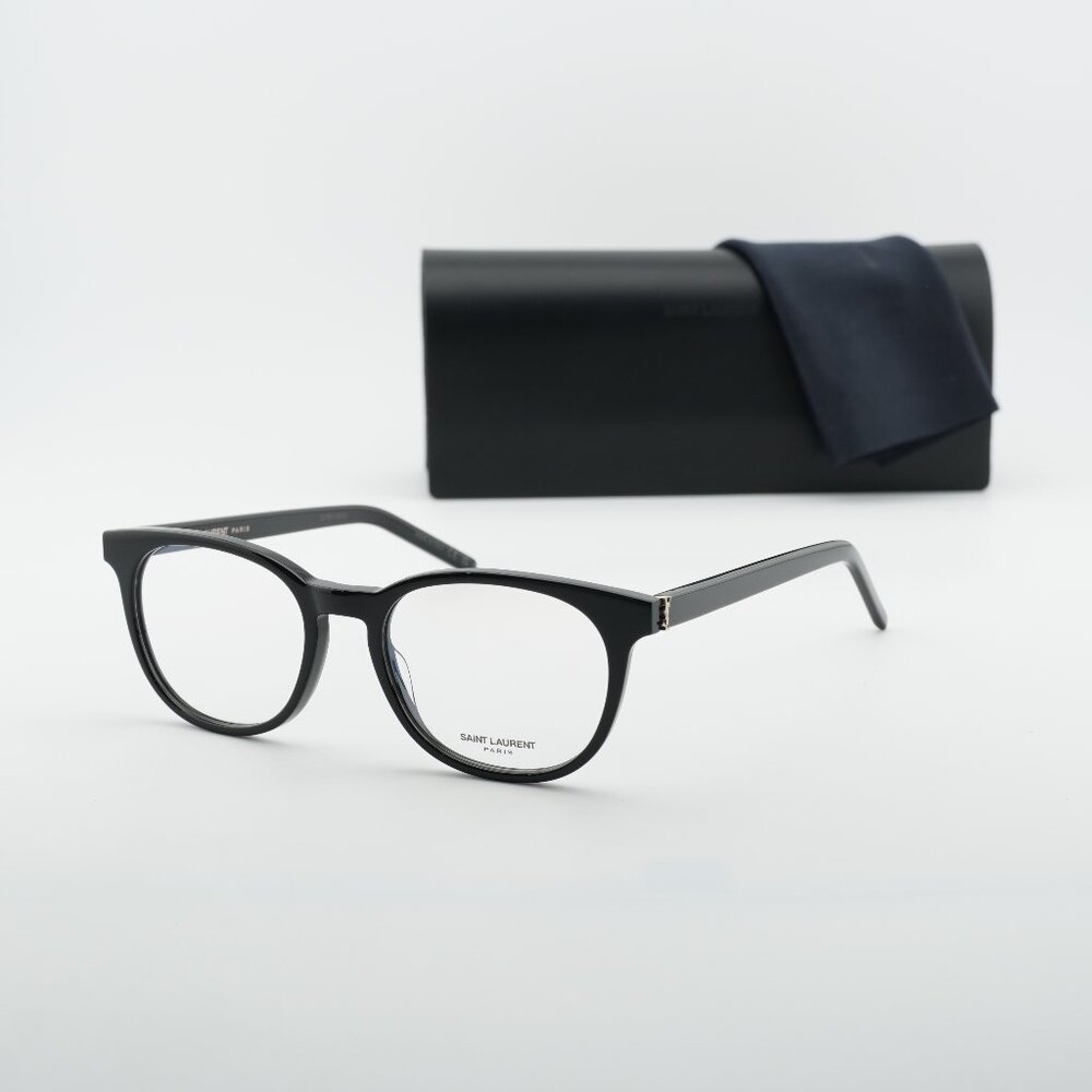 Saint Laurent SL M111 001 Round Eyeglasses – Black 52mm